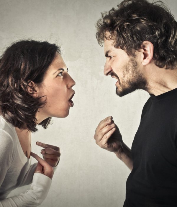 Arguing couple